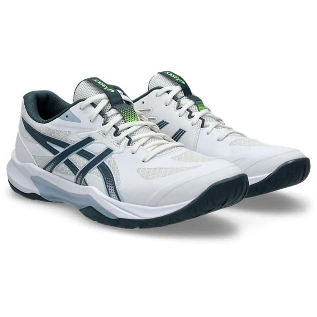 Asics GEL-Tactic 13 - White/Raw Indigo - Heren Hockeyschoen