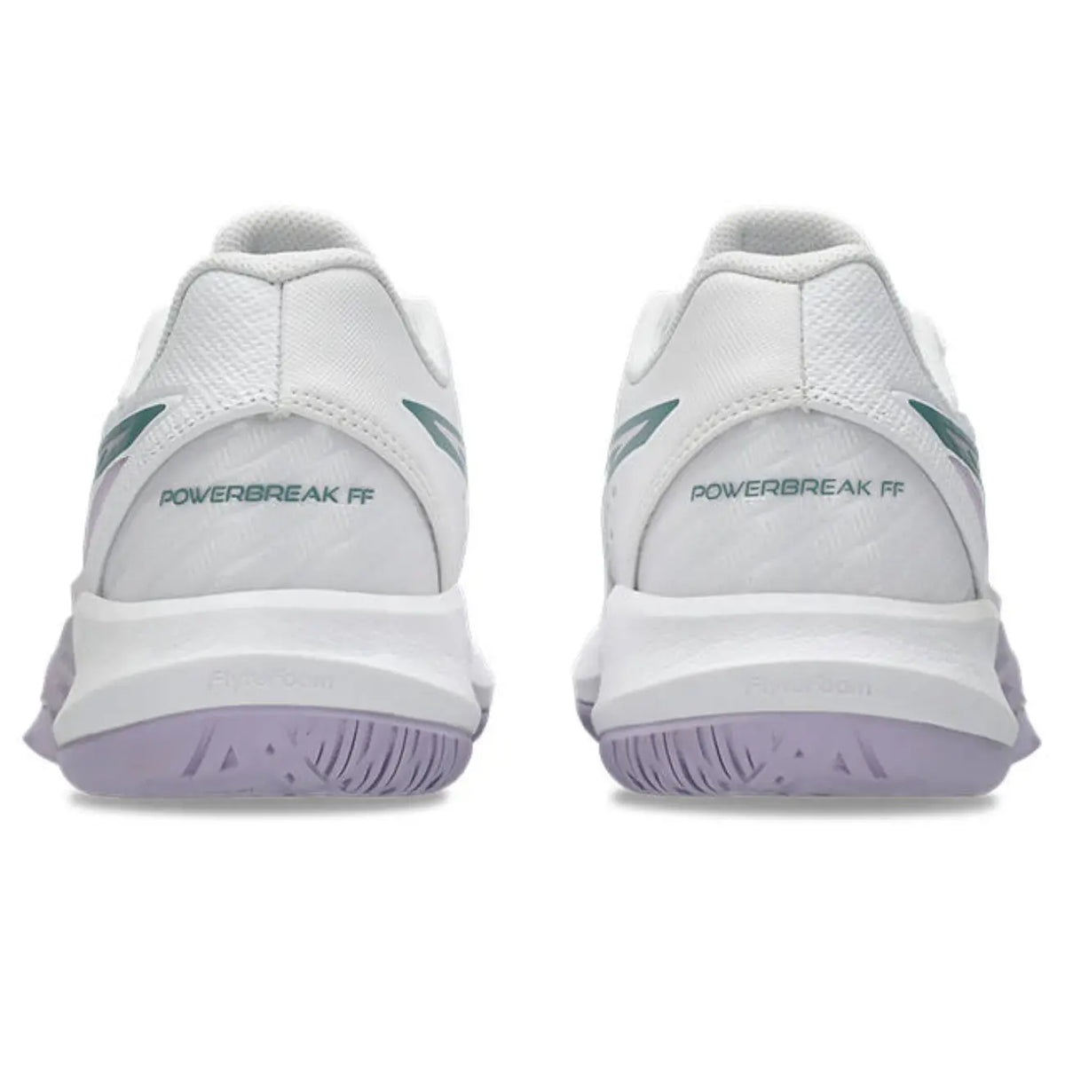 Asics Powerbreak FF - White/Foggy Teal - Dames Hockeyschoen