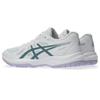 Asics Upcourt 6 - White/Foggy Teal - Dames Hockeyschoen