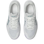 Asics Upcourt 6 - White/Foggy Teal - Dames Hockeyschoen