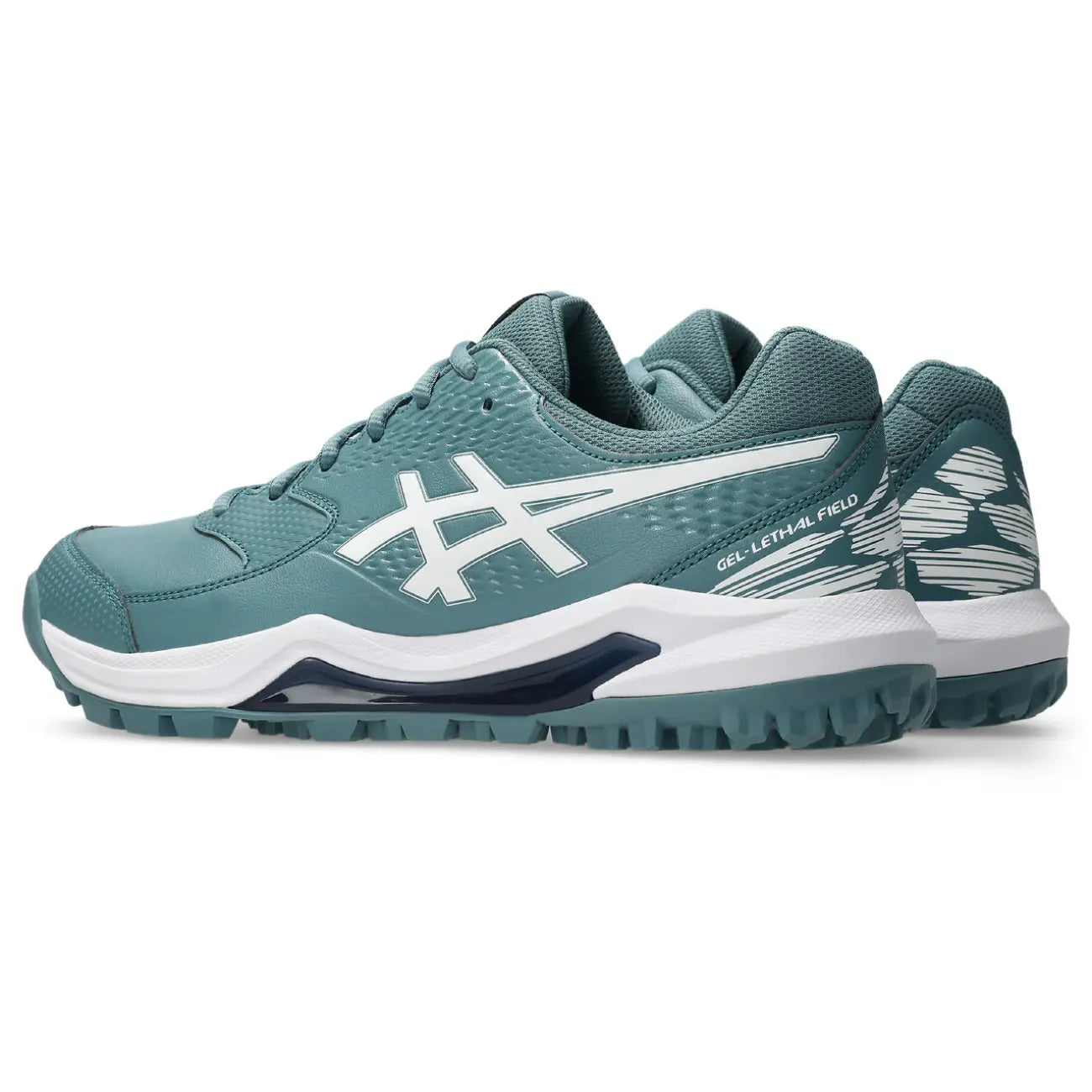 Asics GEL-Lethal Field 2 - Foggy Teal/White Hockeyschoenen