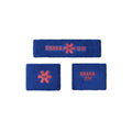 Osaka Sweatband Set - Princess Blue-Cayenne Red Accessoires