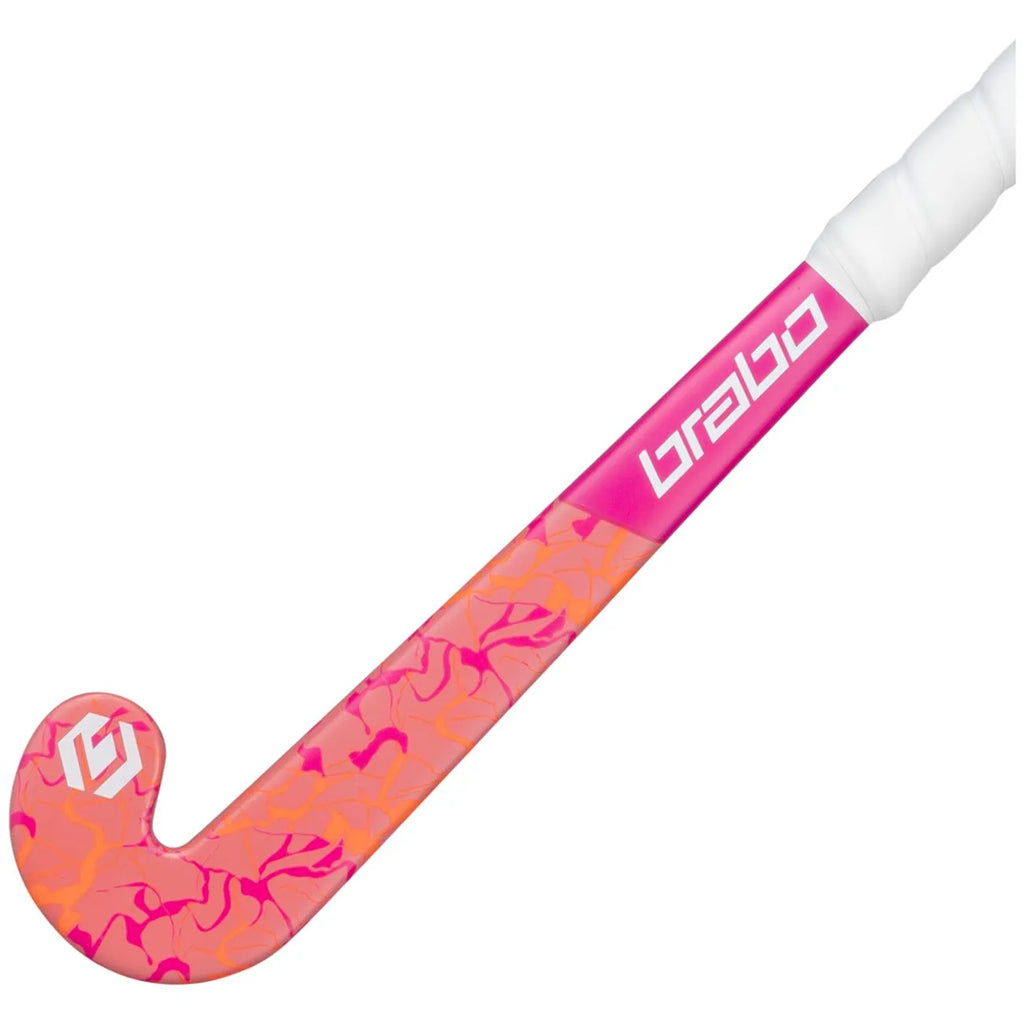Brabo O'GEEZ Baby Marble Pink 18" Hockeystick