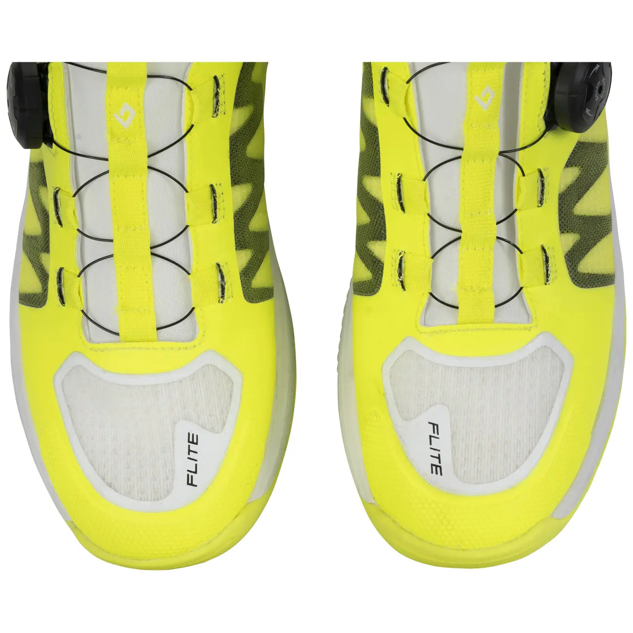 Brabo Shoe Elite Lime/White QuickLock Hockeyschoen