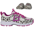 Brabo Shoe Tribute Leopard/Pink + Slides Hockeyschoen