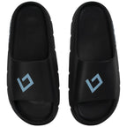 Brabo Shoe Tribute Black/L. Blue + Slide Hockeyschoen