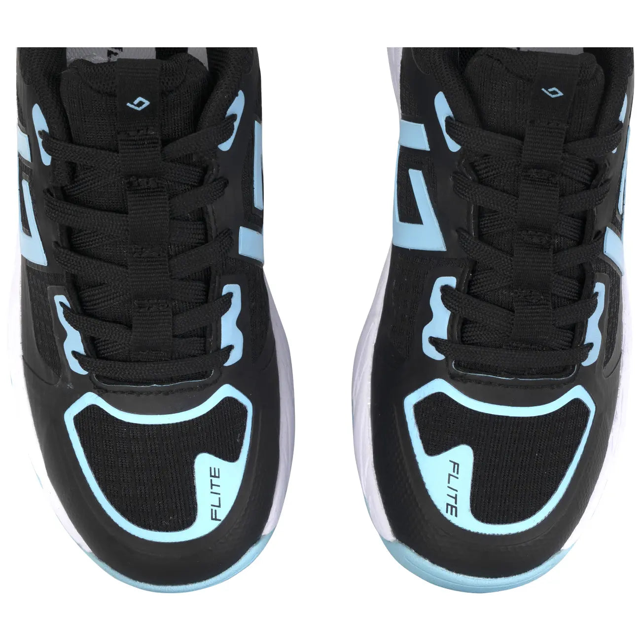 Brabo Shoe Tribute Black/L. Blue + Slide Hockeyschoen