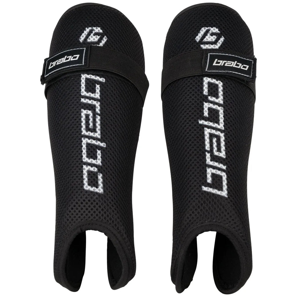 Brabo Tribute Jr Shinguard Bk/Wh Bescherming