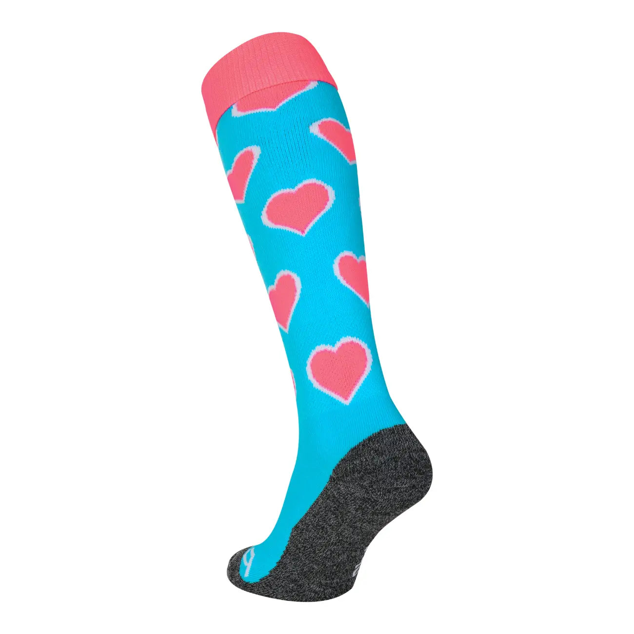 Brabo Socks Hearts Black/Pink - productfoto 2
