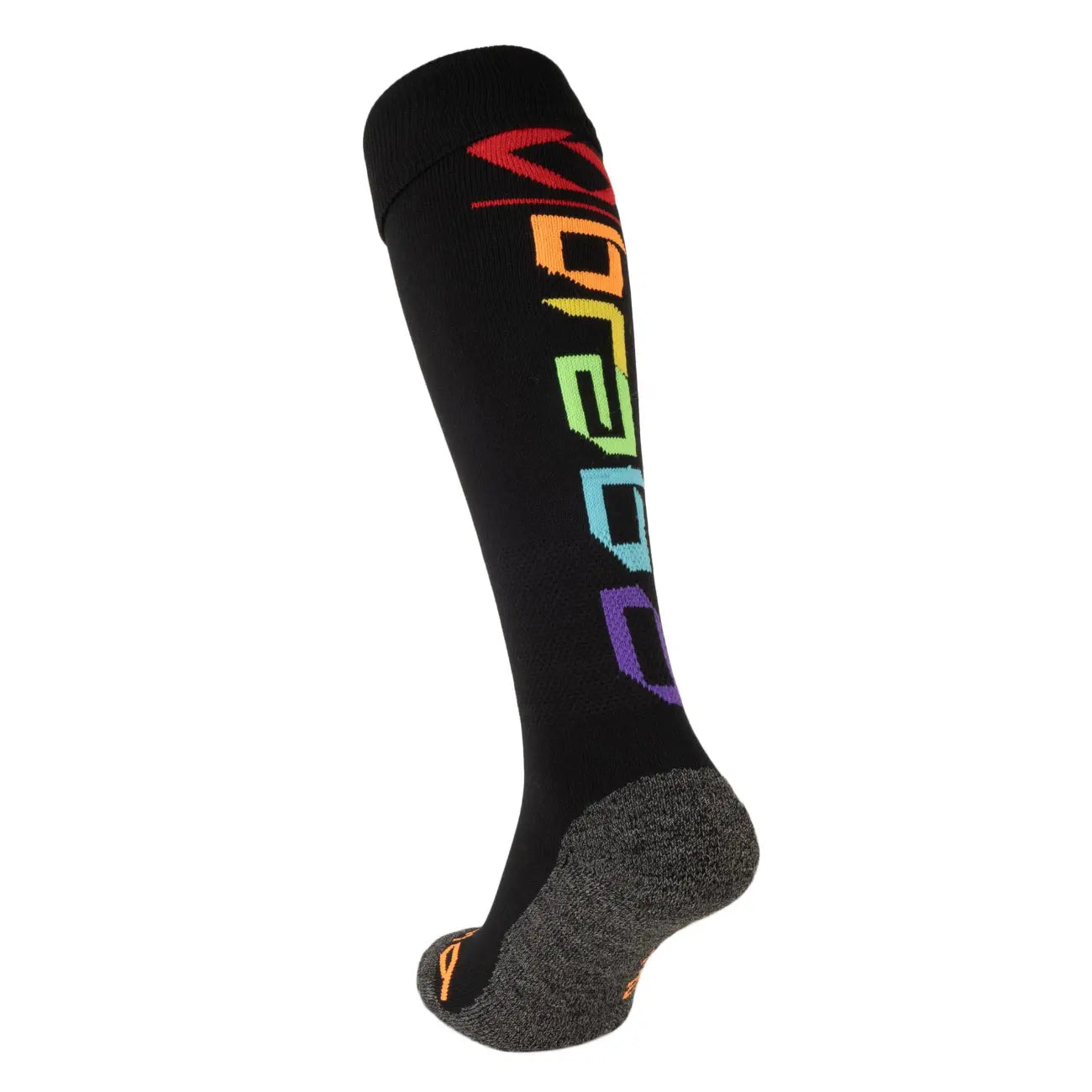 Brabo Socks Tech Black Rainbow - productfoto 2