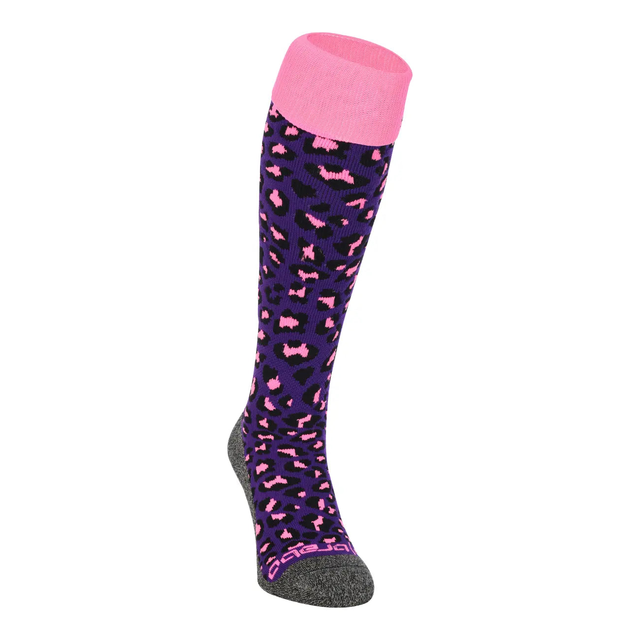 Brabo Socks Cheetah Purple - productfoto 1