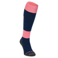 Brabo Socks Flowers Soft Pink/Navy - productfoto 1