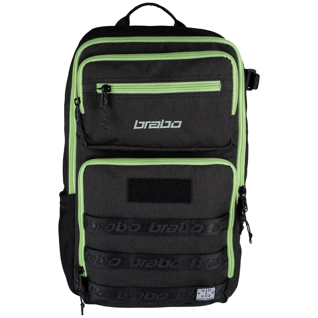 Brabo Backpack Elite SR Black/Lime Tassen
