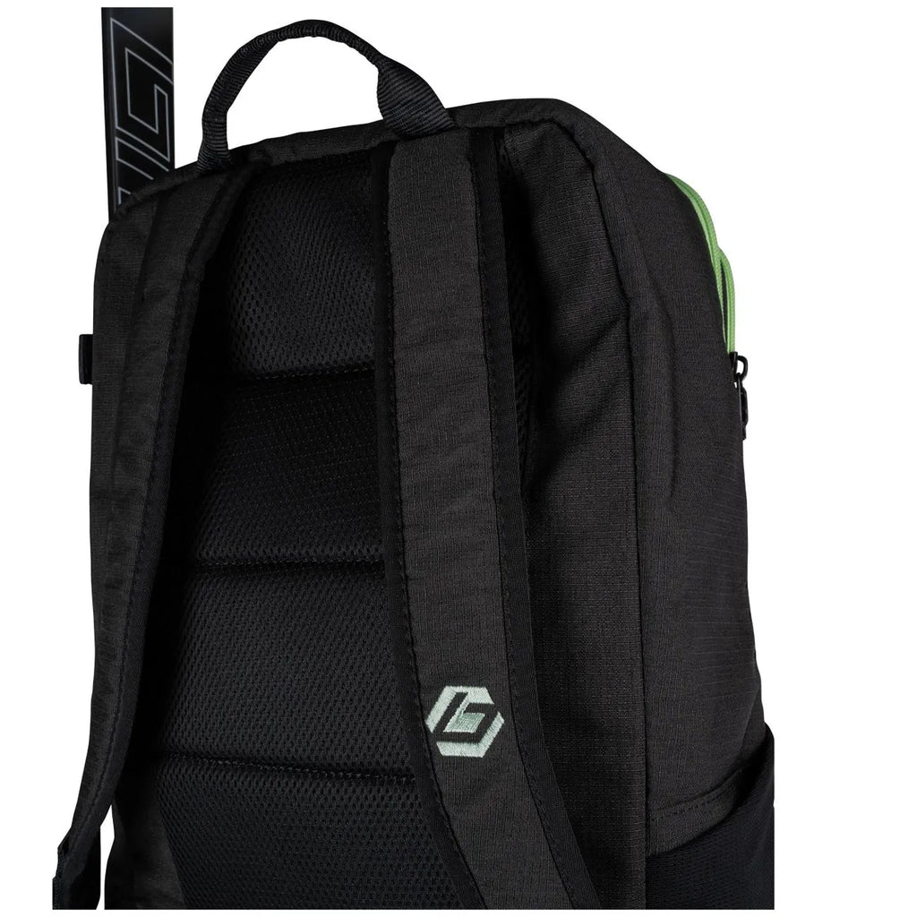 Brabo Backpack Elite SR Black/Lime Tassen