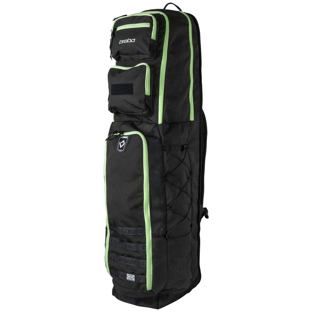 Brabo Stickbag Traditional Black/Lime Tassen