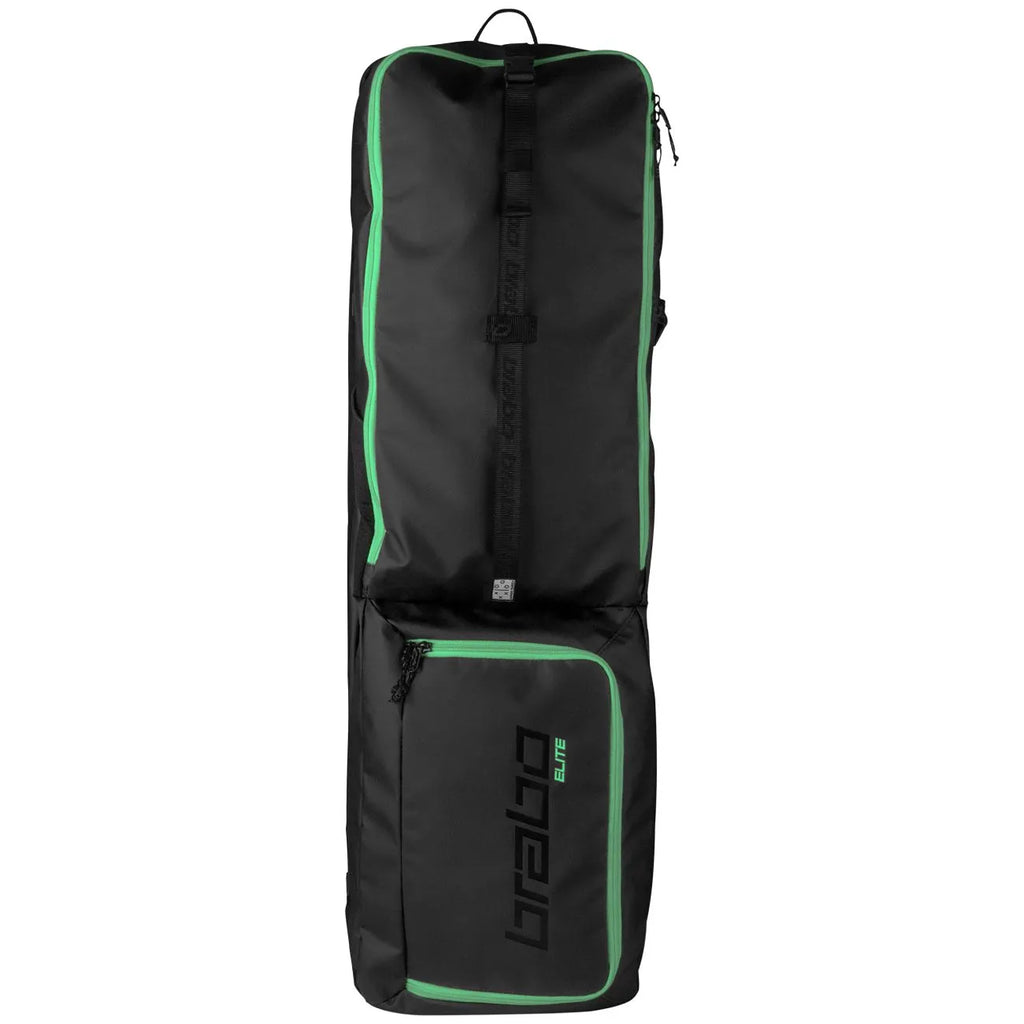 Brabo Stickbag Elite Black/Lime Green Tassen