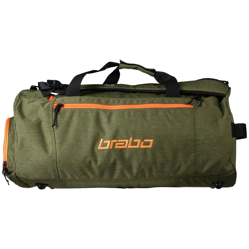 Brabo Duffle Traditional Dark Green/Orange Tassen