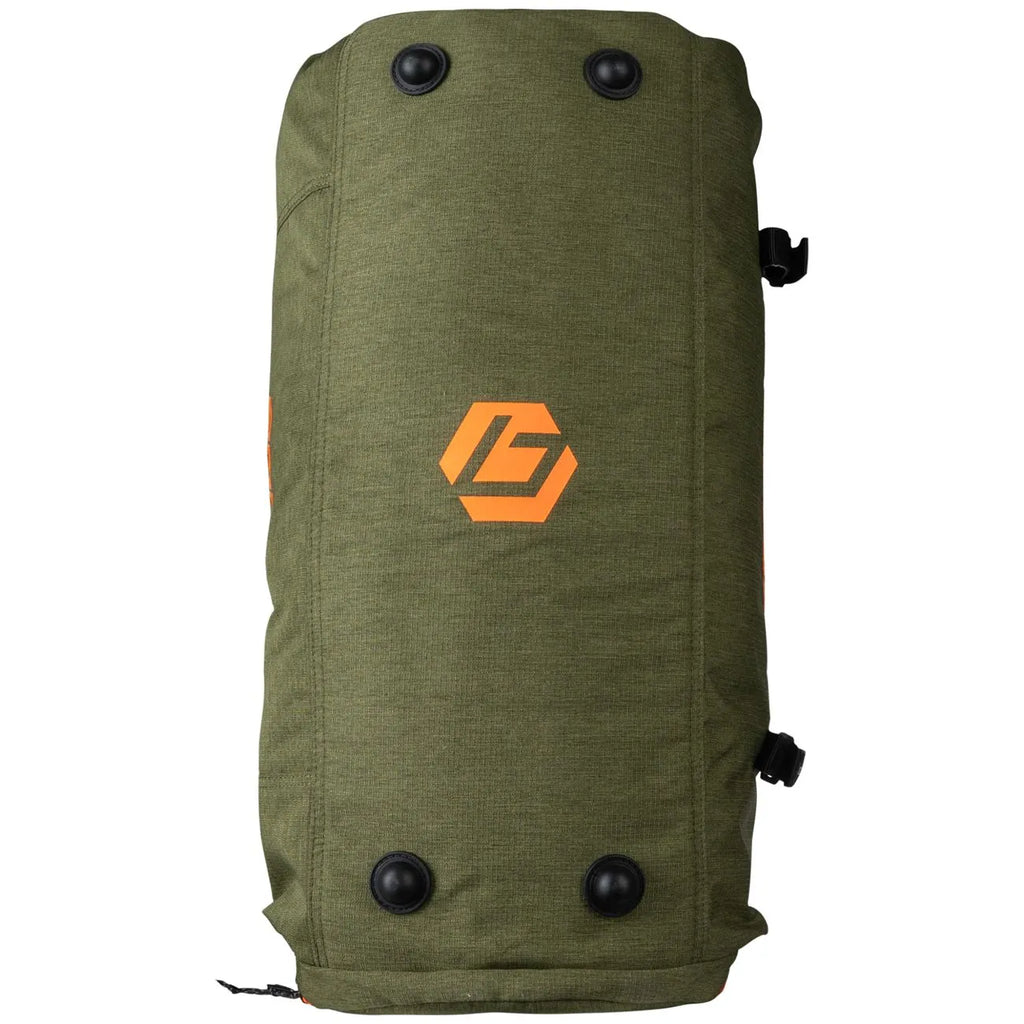 Brabo Duffle Traditional Dark Green/Orange Tassen