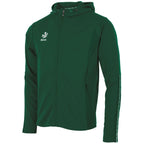 Reece Shift Hooded Full Zip Top - Bottle Green Kleding