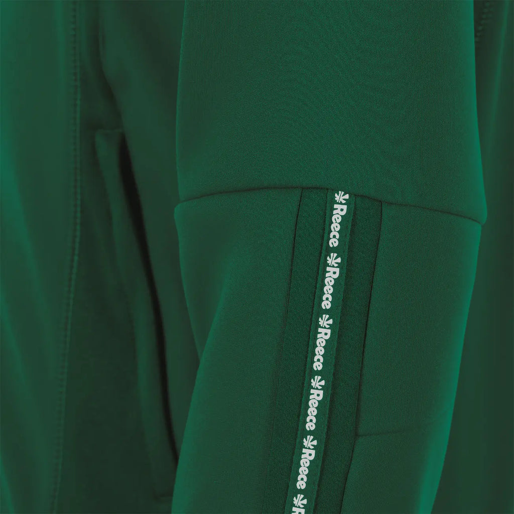 Reece Shift Hooded Full Zip Top - Bottle Green Kleding