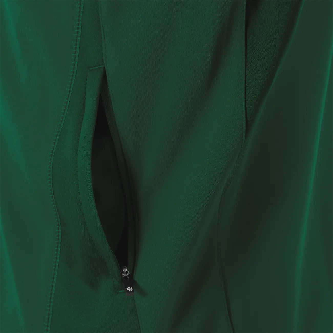 Reece Shift Hooded Full Zip Top - Bottle Green Kleding