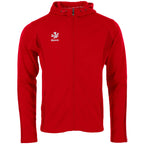 Reece Shift Hooded Full Zip Top - Red Kleding