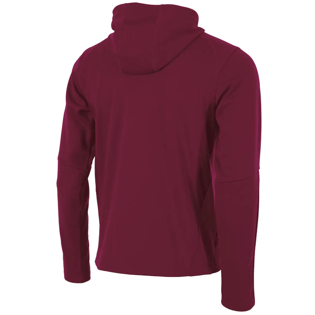 Reece Shift Hooded Full Zip Top - Burgundy Kleding