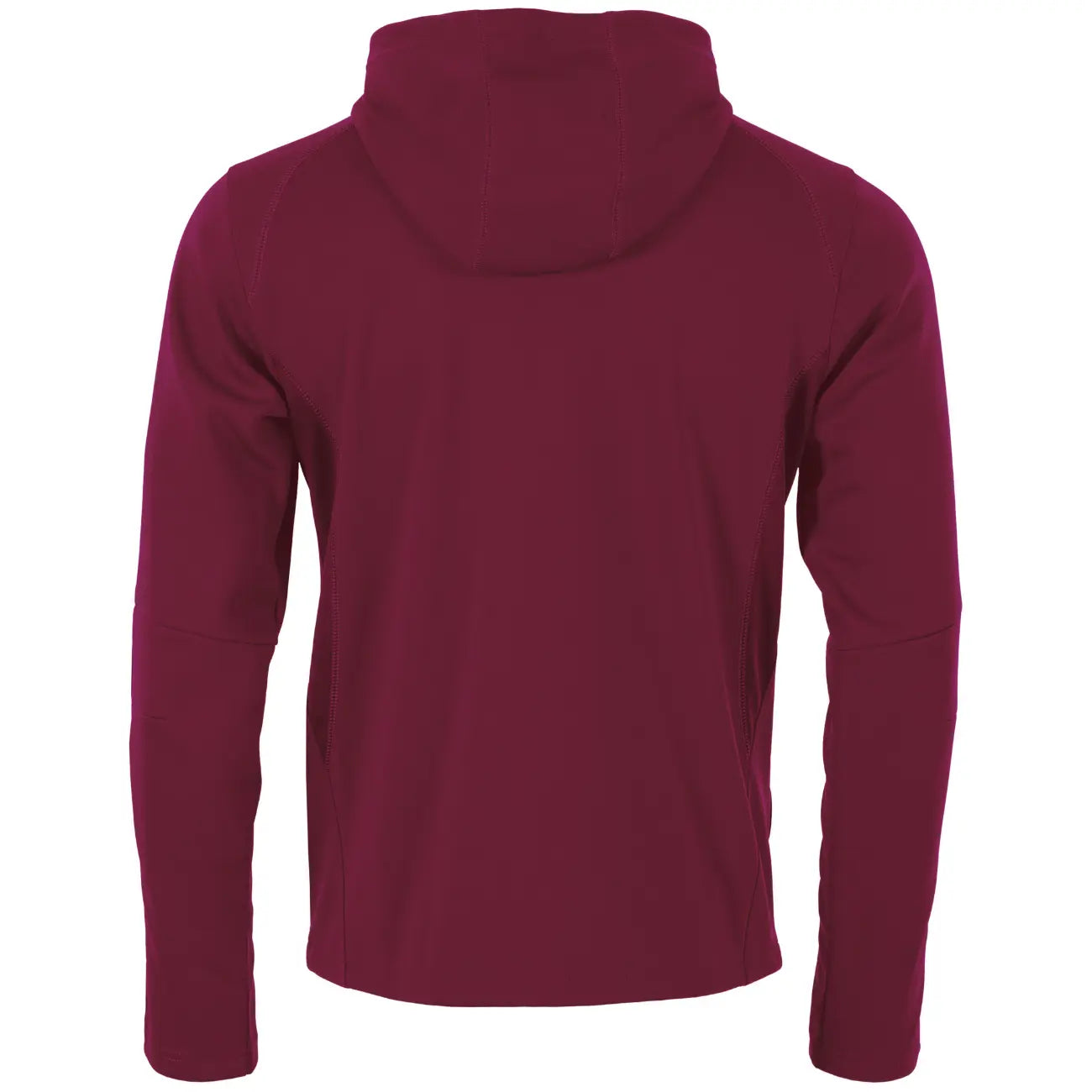 Reece Shift Hooded Full Zip Top - Burgundy Kleding