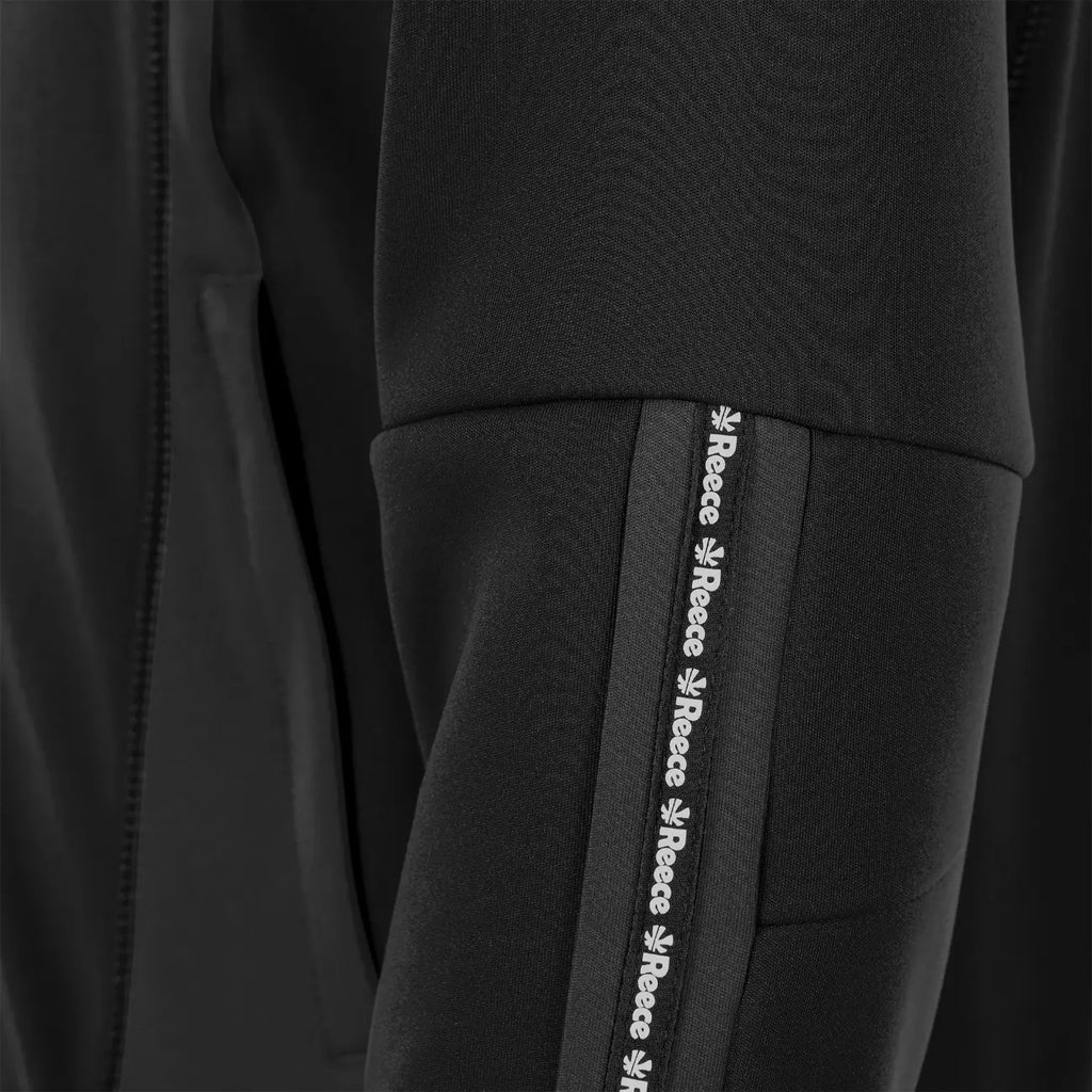 Reece Shift Full Zip Top - Black Kleding