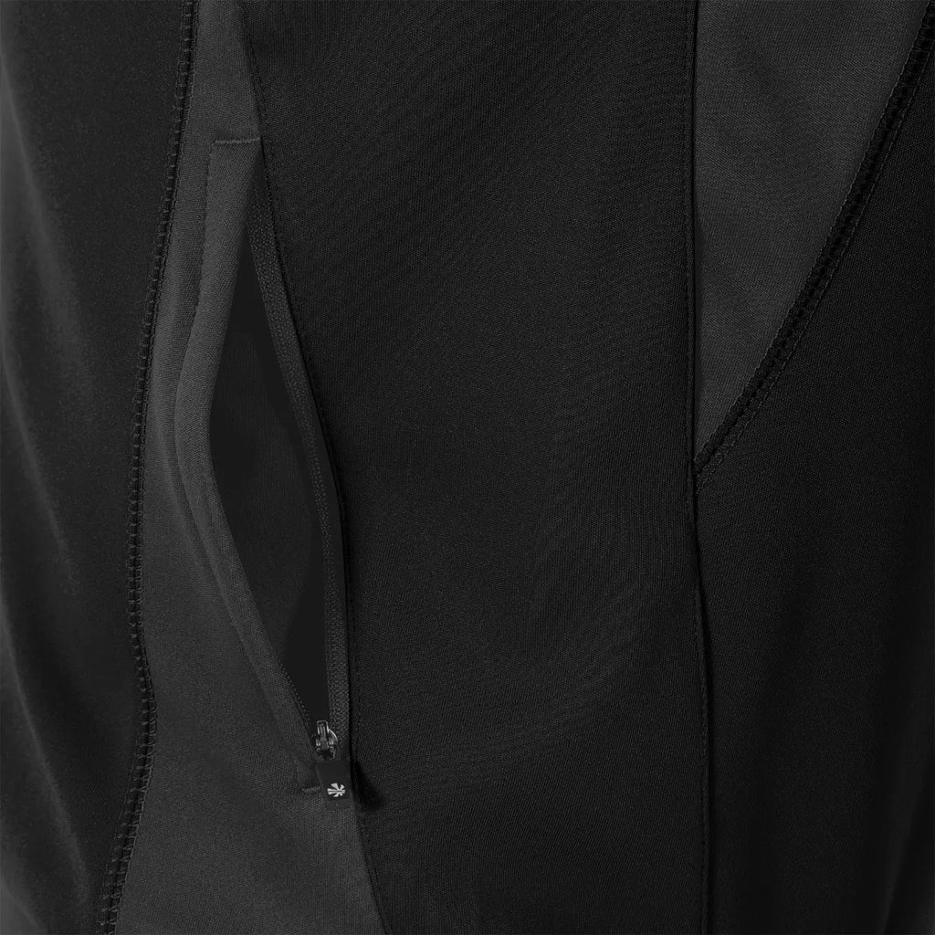 Reece Shift Full Zip Top - Black Kleding