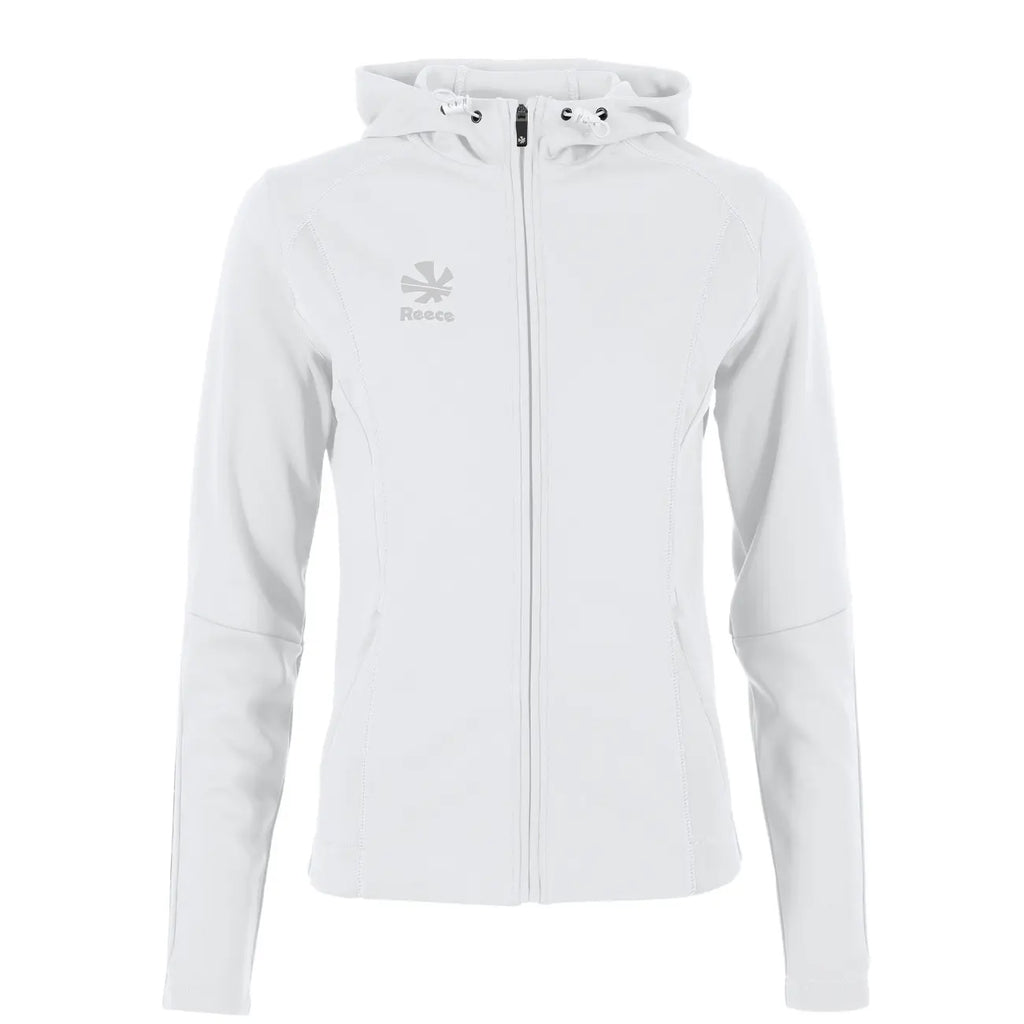 Reece Shift Hooded Full Zip Top Ladies - White Kleding