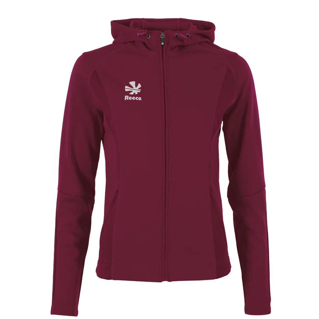 Reece Shift Hooded Full Zip Top Ladies - Burgundy Kleding