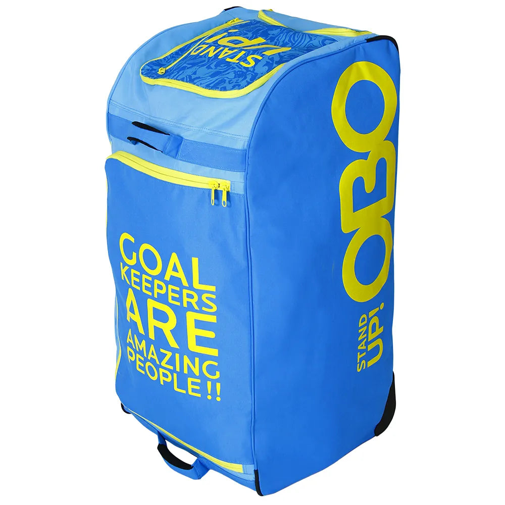 Obo Wheelie bag 'Stand-Up' blue Tassen
