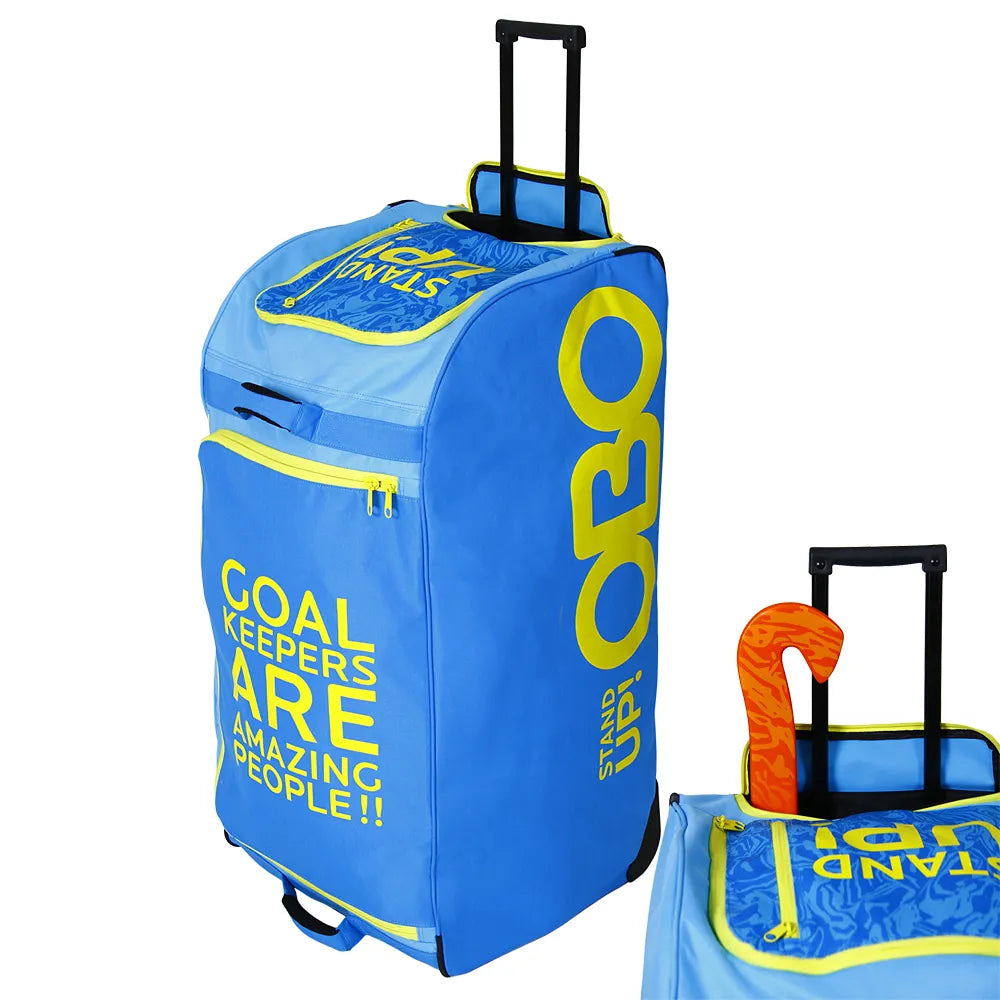 Obo Wheelie bag 'Stand-Up' blue Tassen