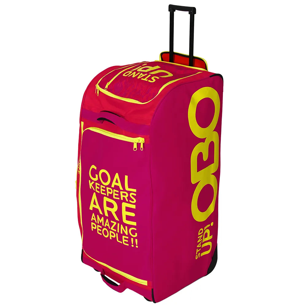 Obo Wheelie bag 'Stand-Up' red Tassen