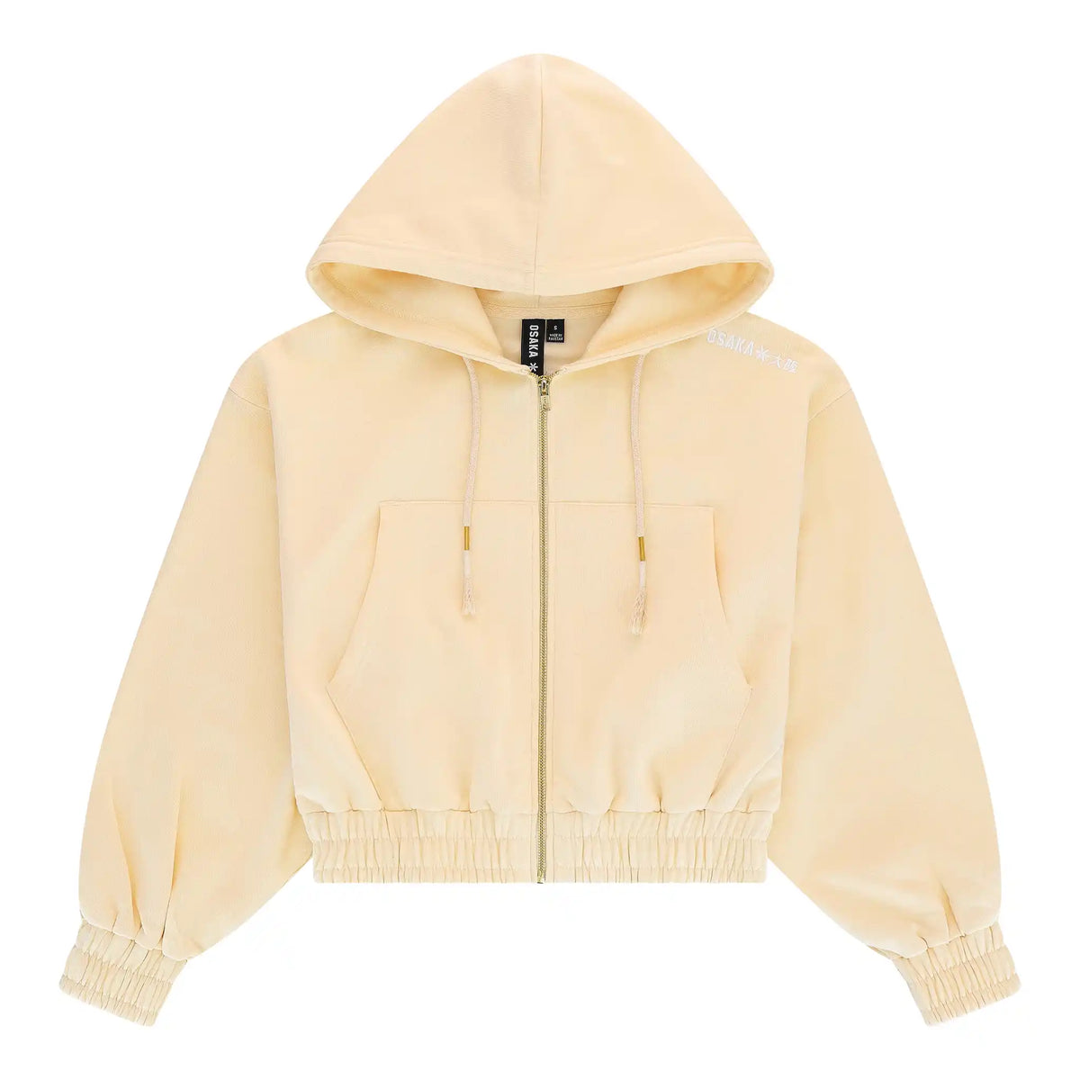 Osaka Women Full Zip Hoodie Cropped - Washi Kleding