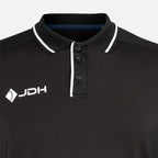 JDH Carbon men pro polo - Black