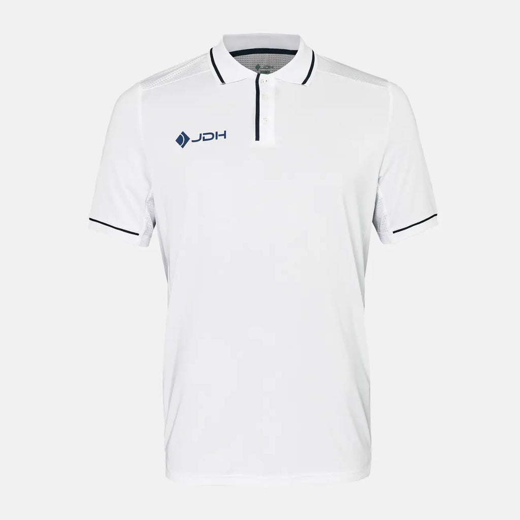 JDH Carbon men pro polo - White