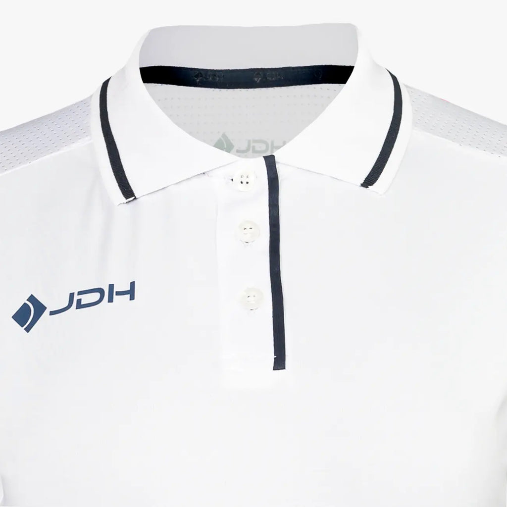JDH Carbon women pro polo - White