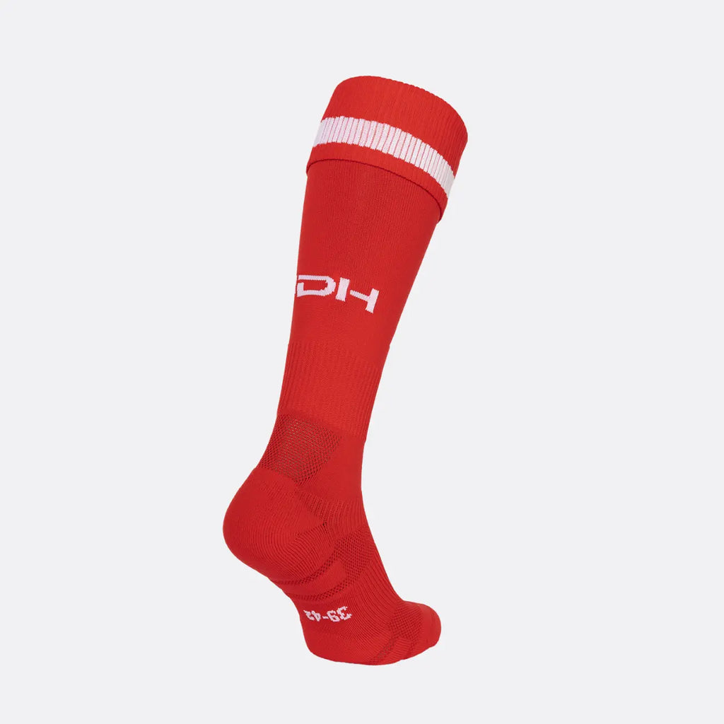 JDH Carbon kneehigh sock - Red