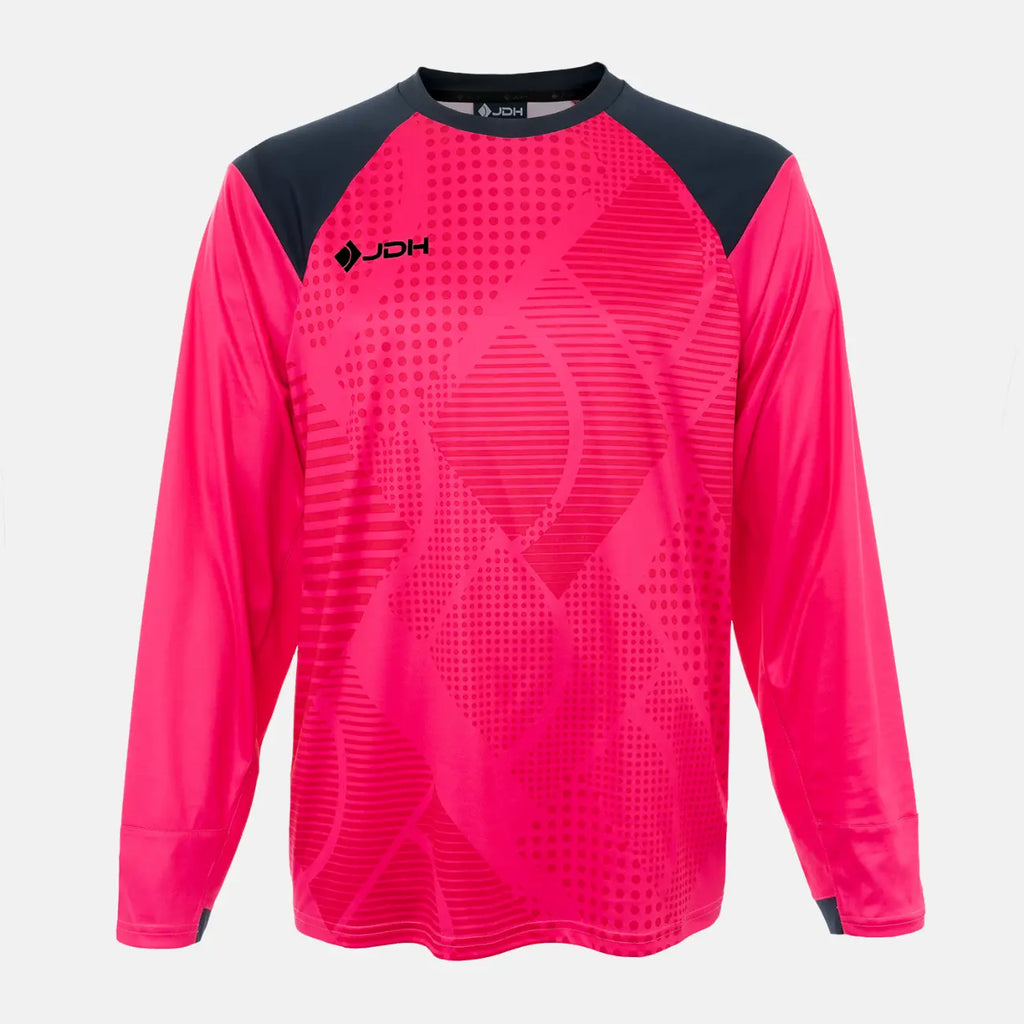 JDH Carbon junior goalie ls shirt - Fuchsia