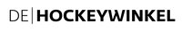 Zwart logo met tekst: De Hockeywinkel