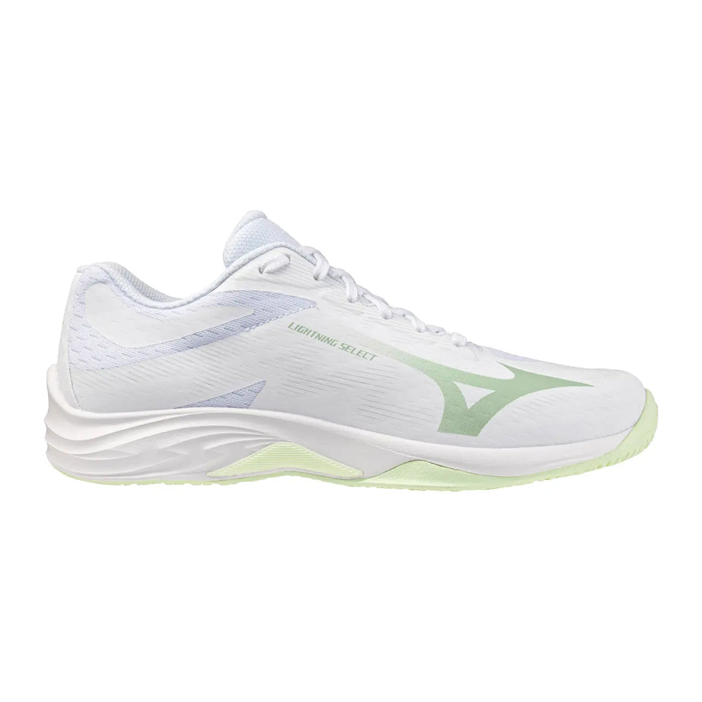 Mizuno Lightning Select Dames - White/Aqua Gray/Ambrosia