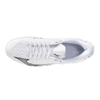 Mizuno Wave Leopardus - White/Metallic Gray Hockeyschoen