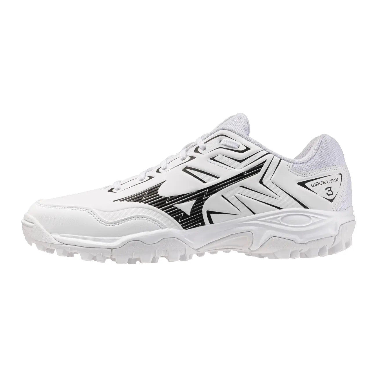 Mizuno Wave Lynx 3 - White/Black Hockeyschoen