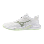 Mizuno Wave Stealth Pro Dames - White/Aqua Gray