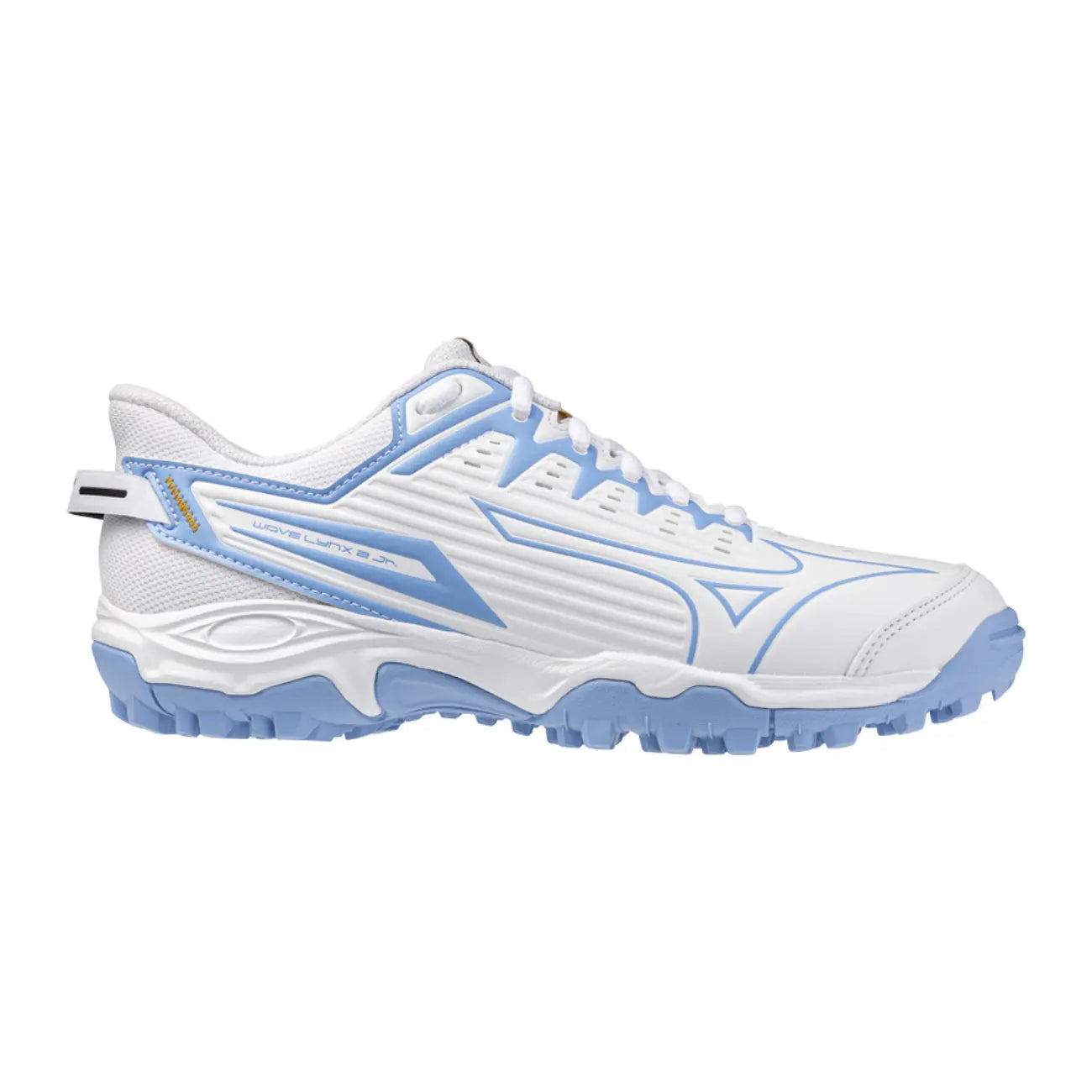 Mizuno Wave Lynx 2 Jr. - White/Celeste Hockeyschoen