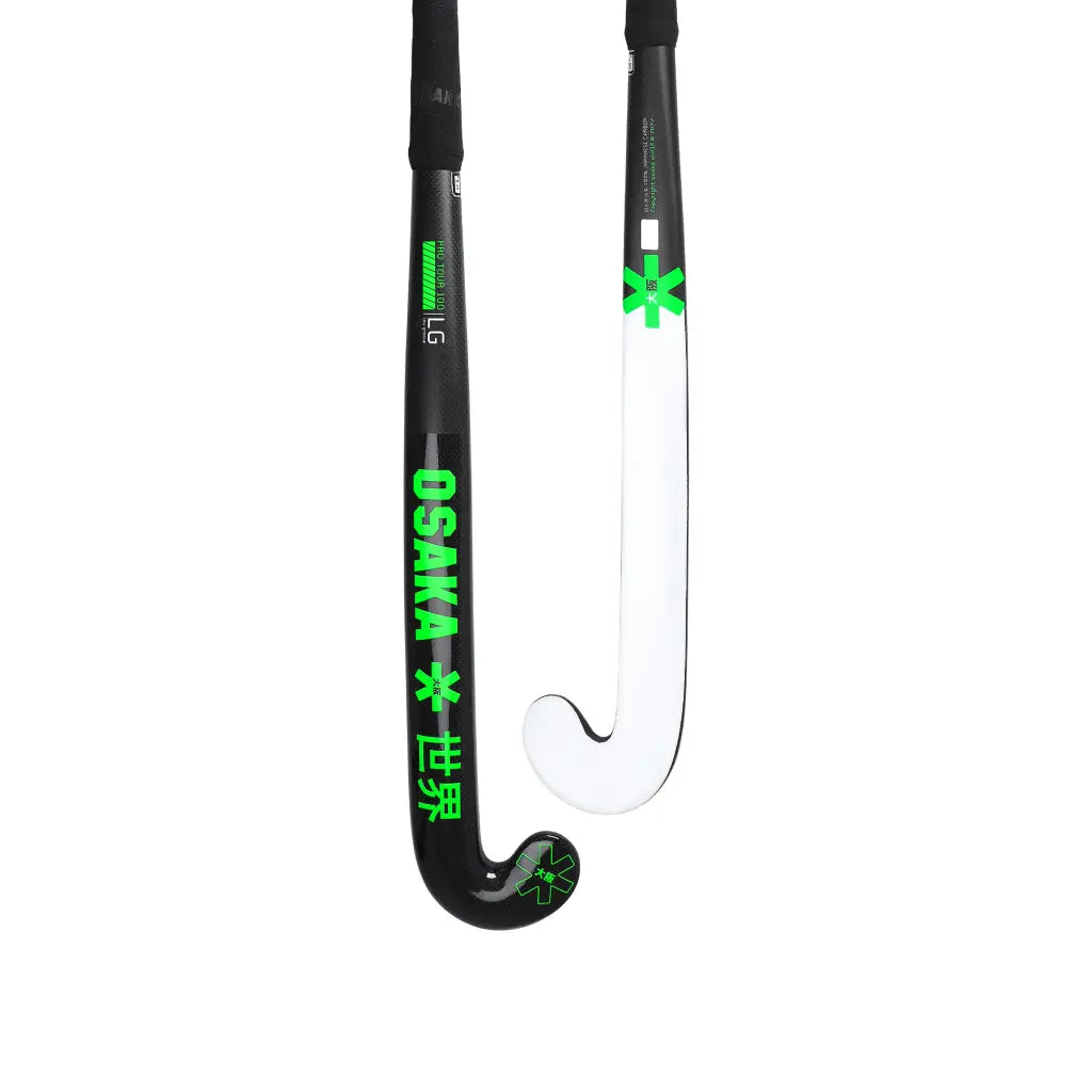 Osaka Pro Tour 100-Low Groove-2.0 Ltd White - Iconic Black Hockeystick