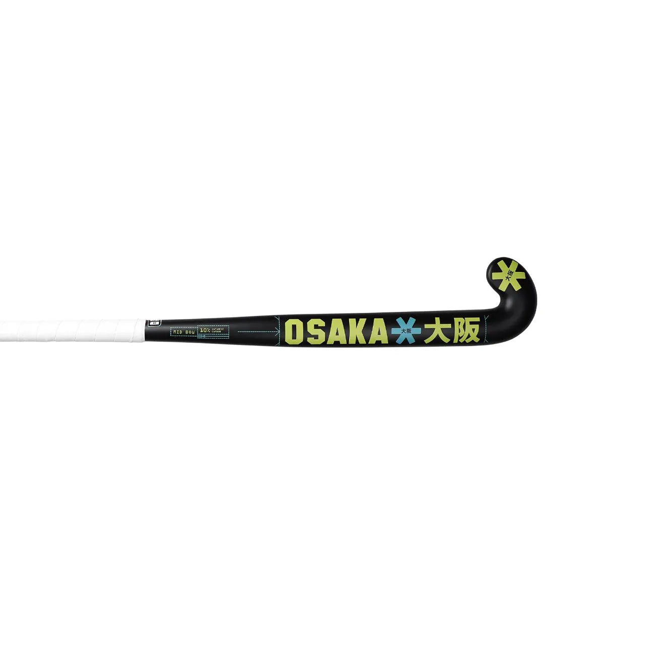 Osaka Mid Bow 10 - Blue-Shadow Lime Hockeystick