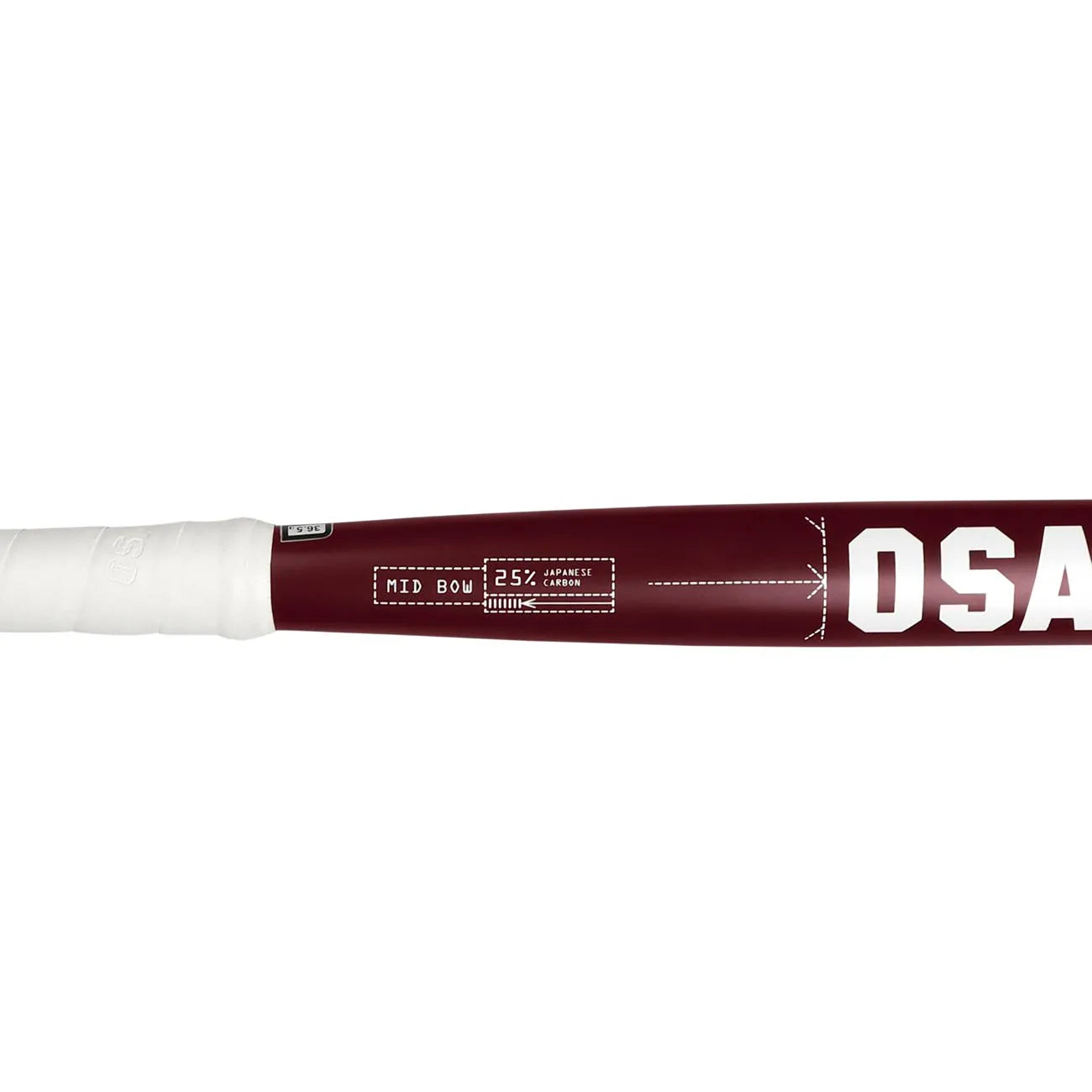 Osaka Mid Bow 25 - Cherry Lacquer Hockeystick
